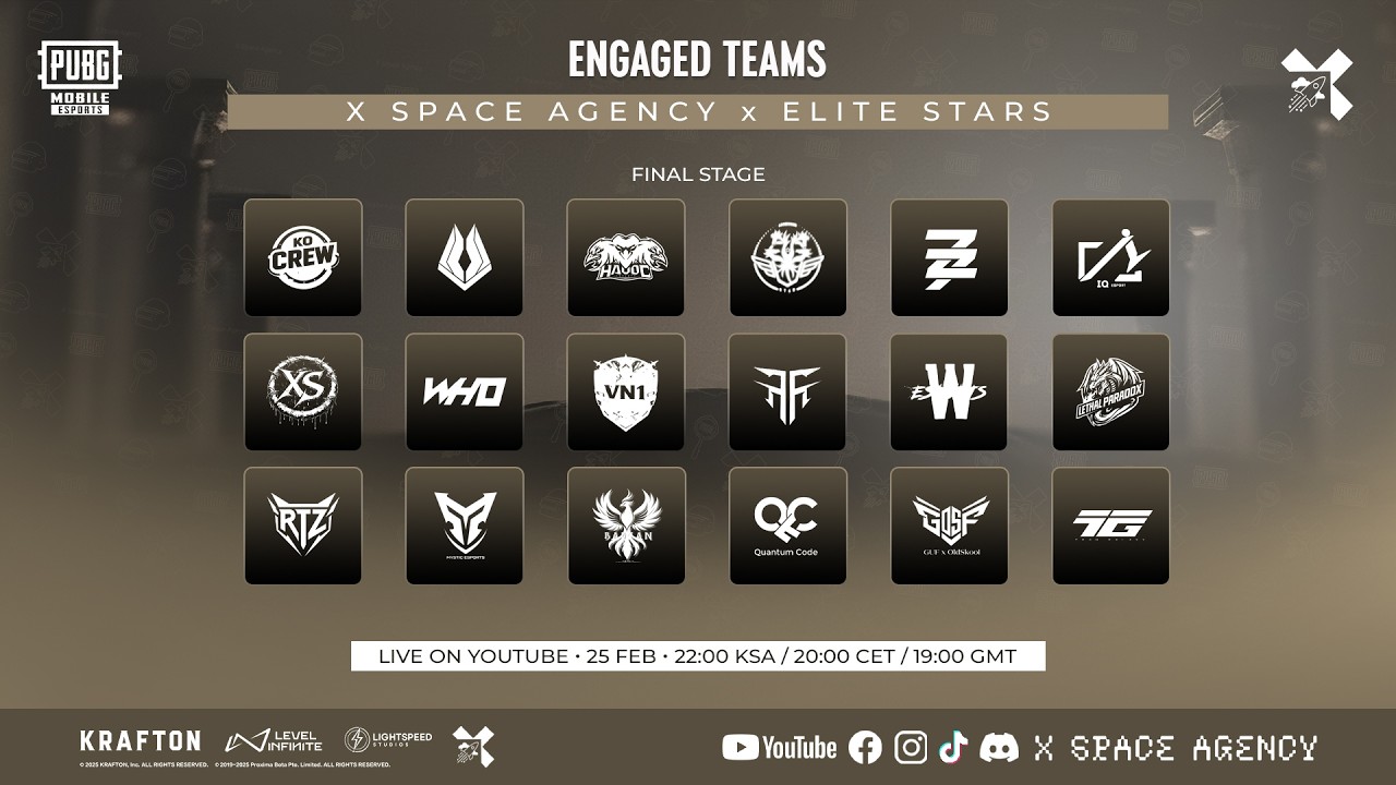 [EN] XSPACE AGENCY ELITE STARS | GRANDFINALS | #pubgmobile  #pubgtournament #livestream