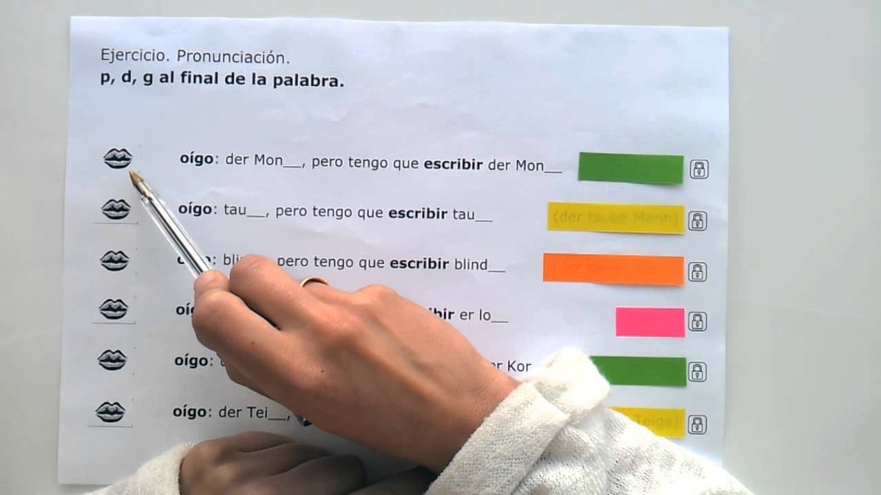 Aprender alemán: Pronunciación 1