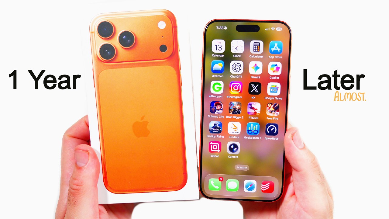 iPhone 17 Pro Max Nearly 1 Year Later