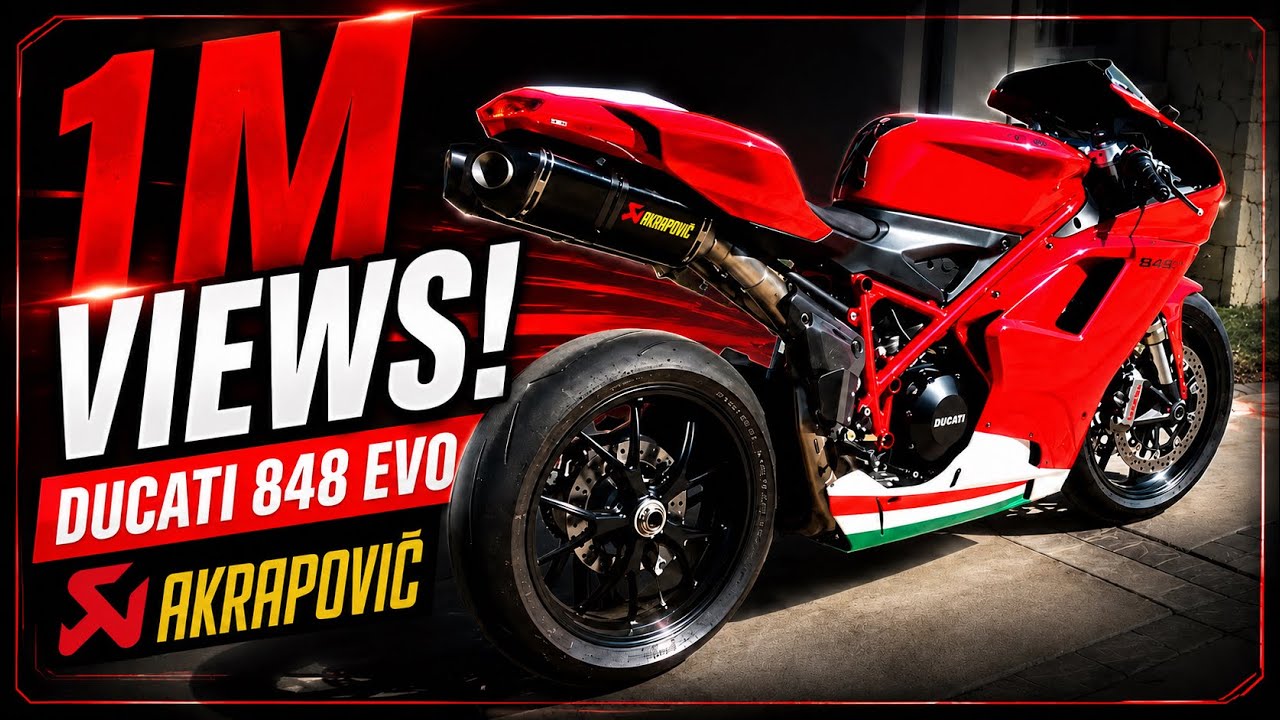 2013 Ducati 848 Evo with Carbon Akrapovic