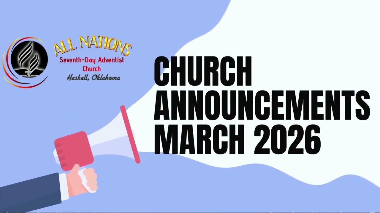 March Church Announcements 2026