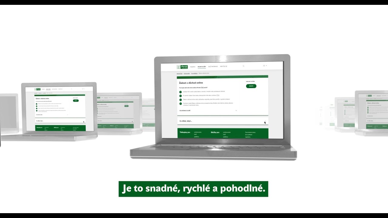 O důchod je možné žádat i online