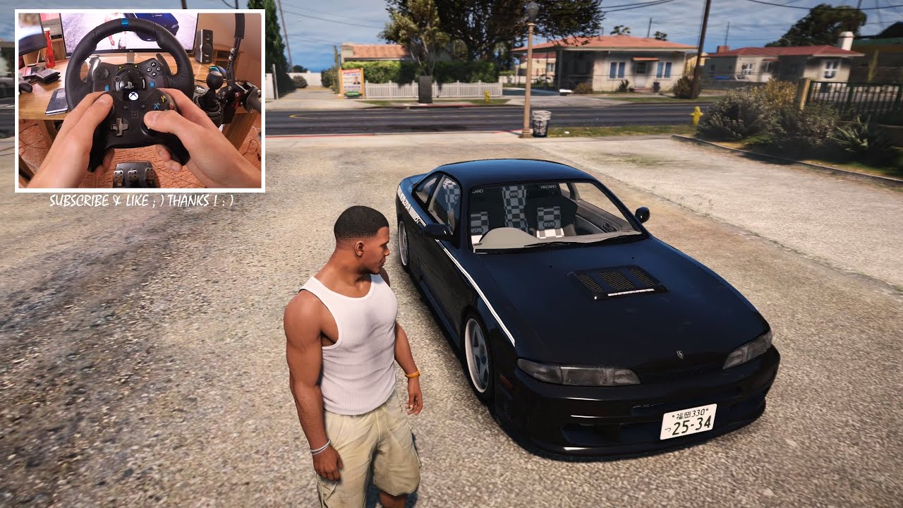 Nissan Silvia S14 Nismo 270R - GTA V | Logitech G29 🔥 When GTA VI ? Who waiting?