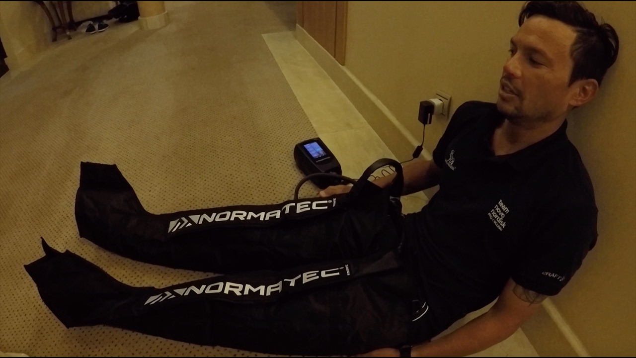 Chris Williams on his NormaTec Recovery Boots