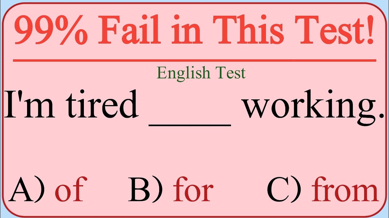 English Grammar Test ✨ Grammar Mantor ✨ 99% Of Fail This Test 