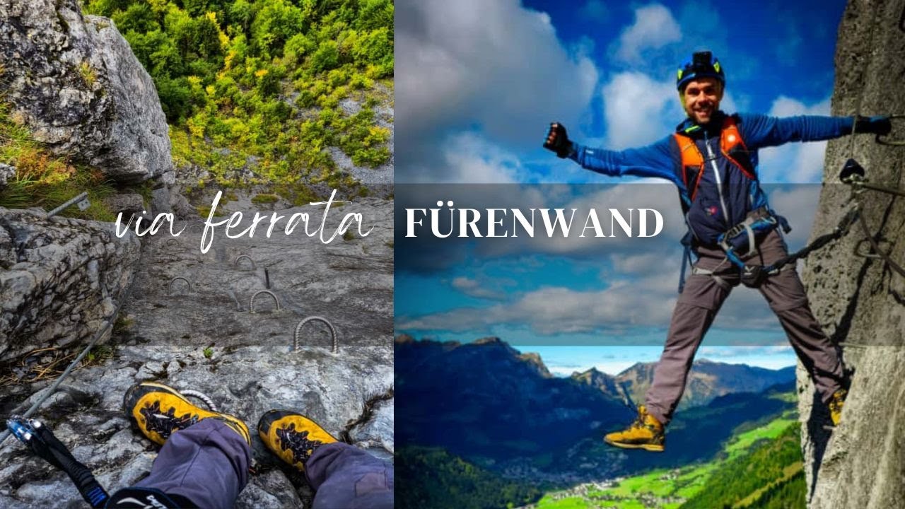 F&uuml;renwand &ndash; najtrudniejsza via ferrata w Engelbergu! K4&ndash;K5 i 760 m w g&oacute;rę