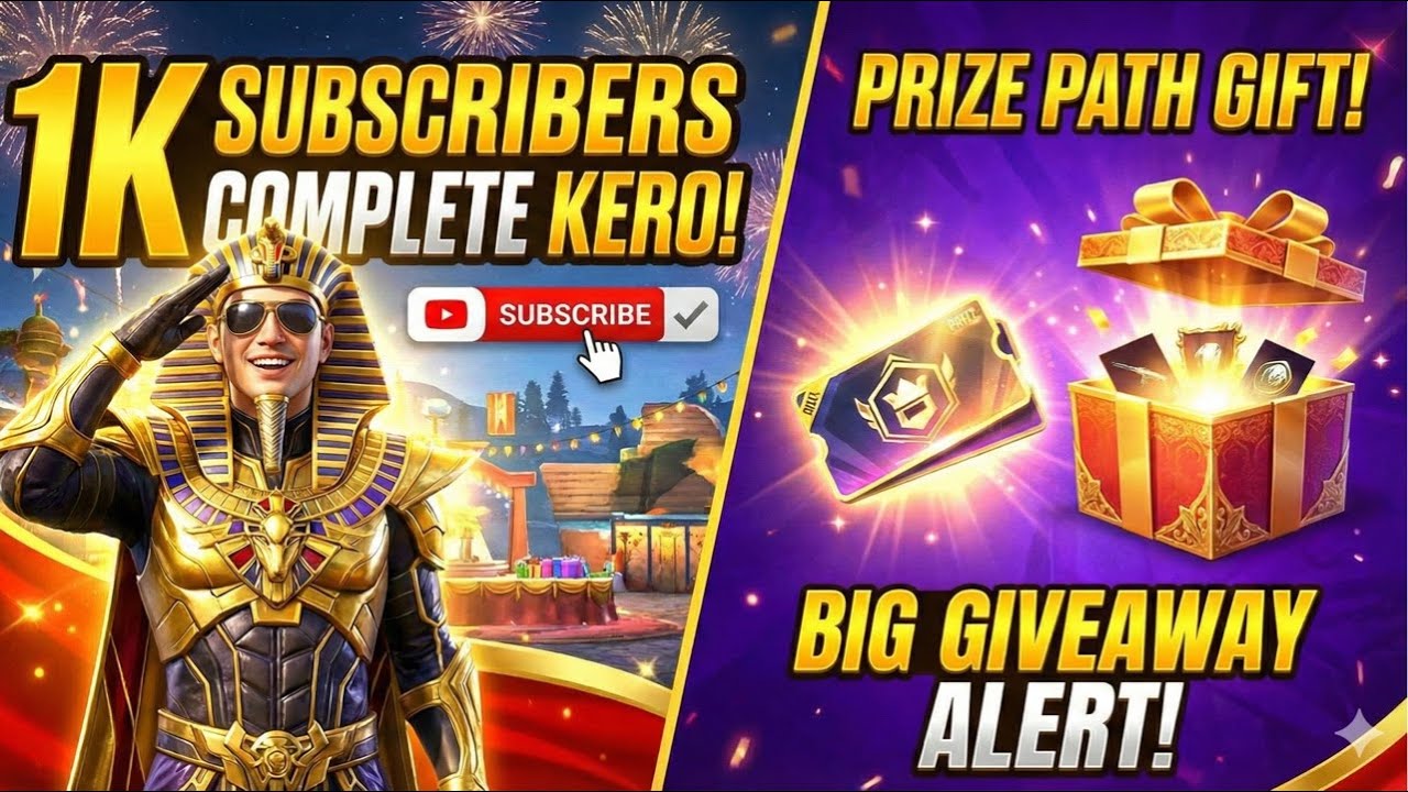 1K COMPLETE KARO 💛 Road To 1K Live | BGMI + Prize Gift