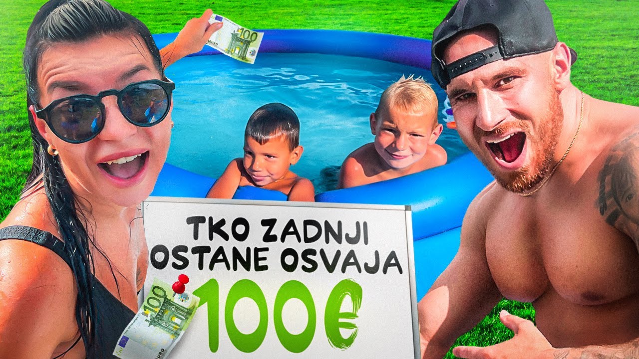TKO ZADNJI OSTANE U BAZENU OSVAJA 100€*Ines ukrala pare*