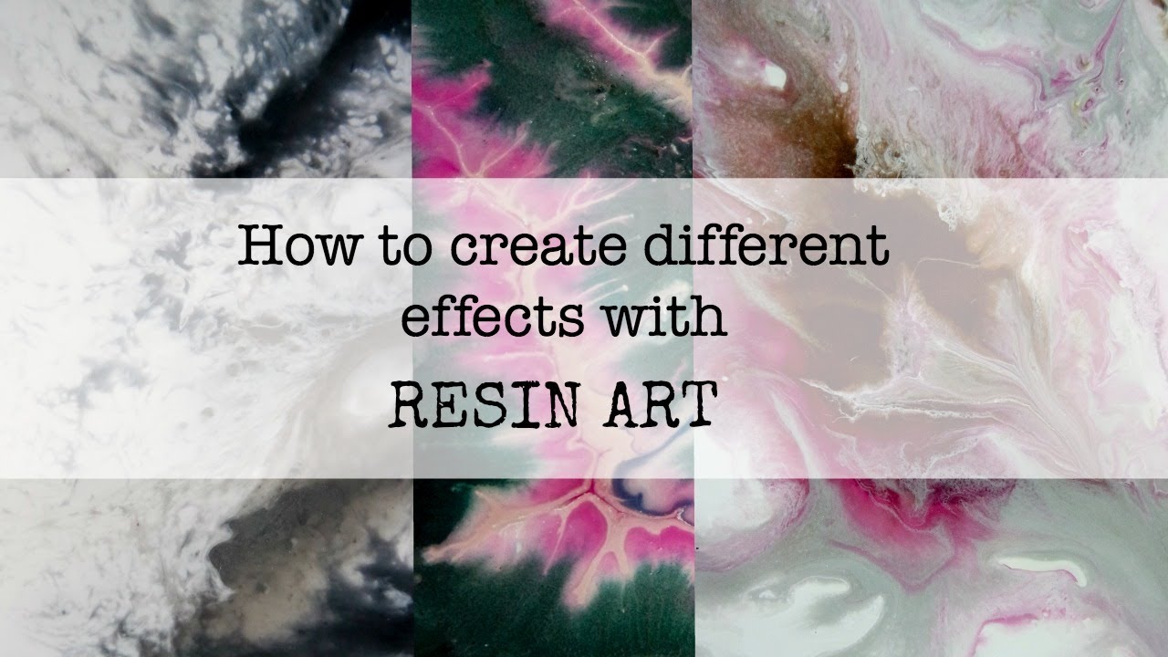 Resin Art painting techniques