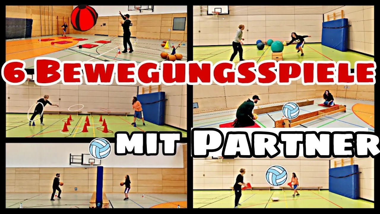 6 lustige Bewegungsspiele mit Partner - spannende Spiele f&uuml;r Kraft und Pr&auml;zision