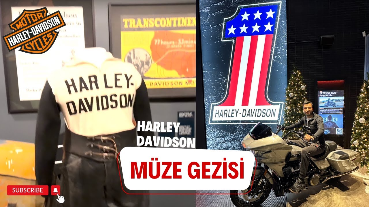 Harley Davidson Müze Gezisi (Gidemeyenler için her yeri çektik.)