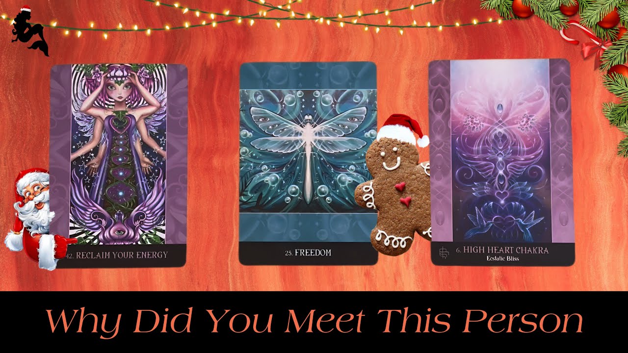 Why Did You Meet This Person? 🤭🤔🕊️ The Purpose Of This Connection 🌺 - Pick a Card Tarot Reading