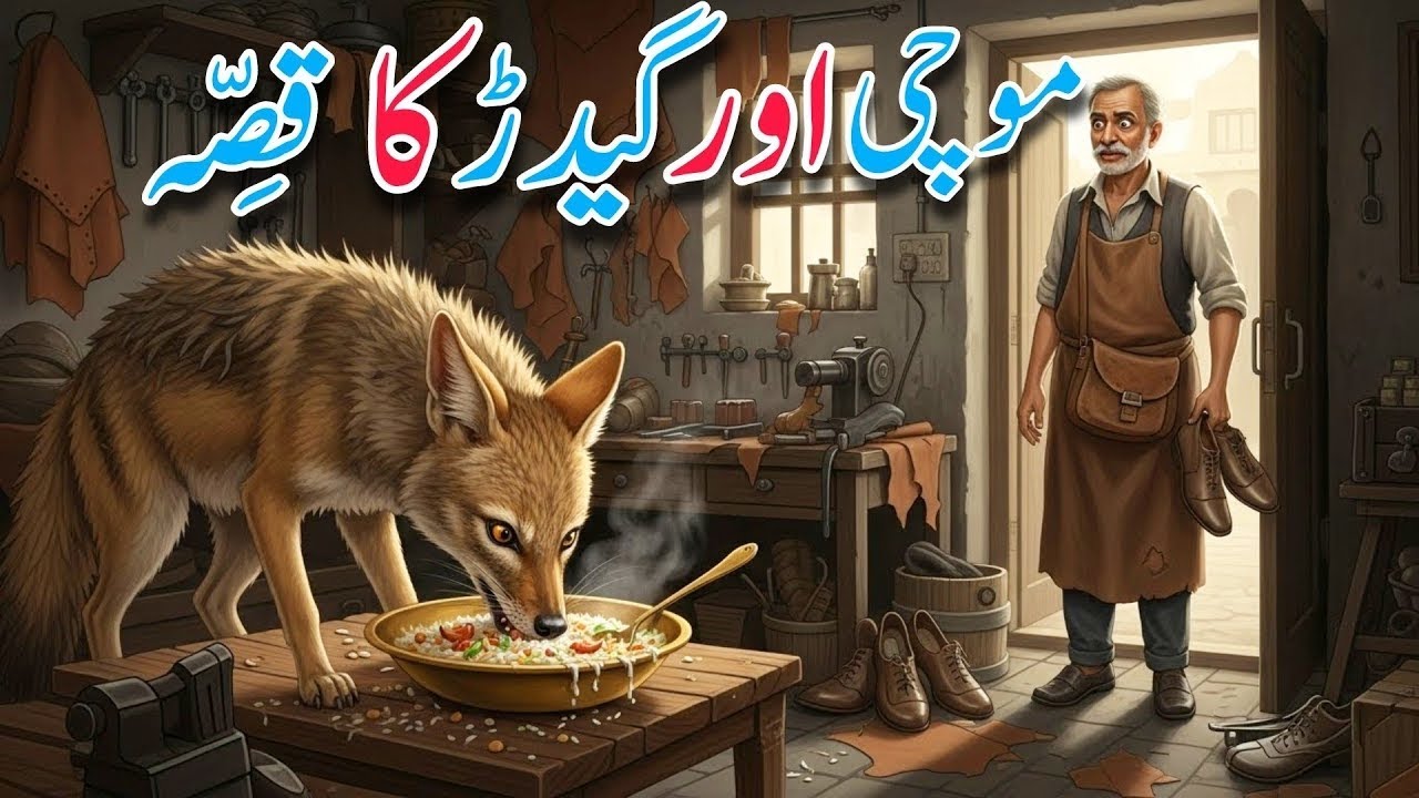 Mochi Or Gidar Ka Kissa|Interesting Stories In Urdul|Moral Stories In Urdul| Hindi MoralStoryl|story