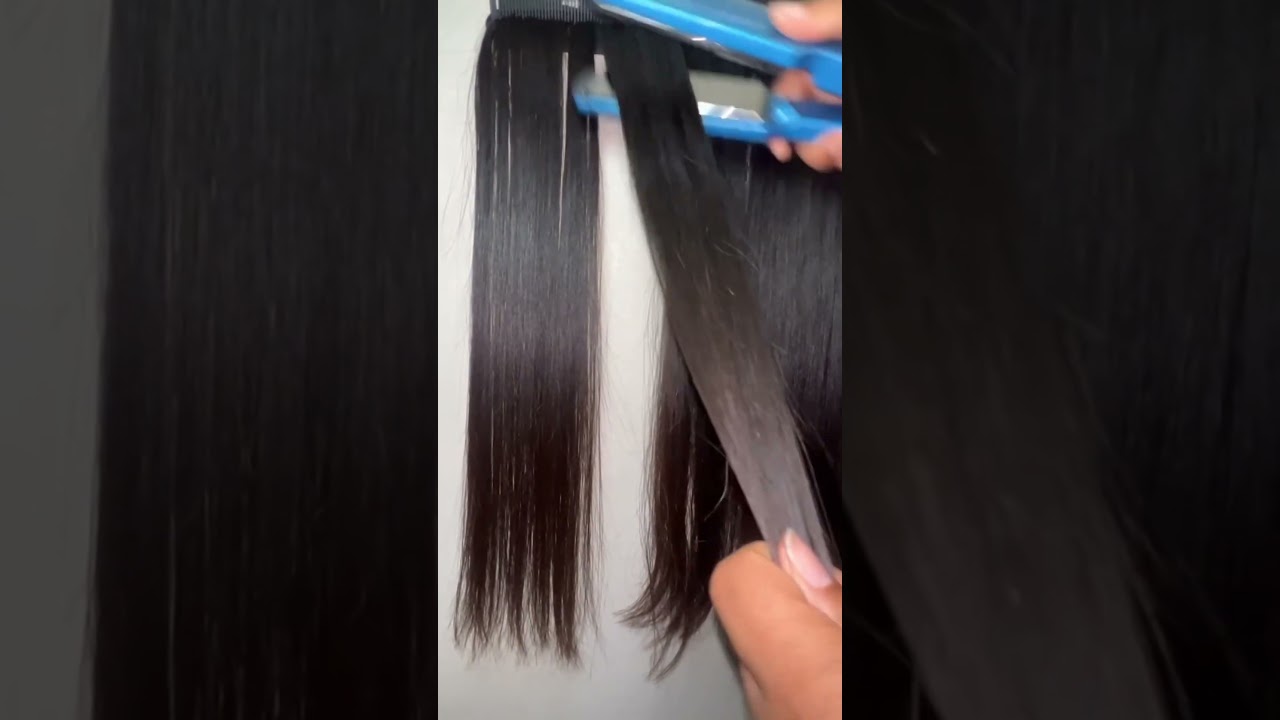 Testing raw Cambodian hair part 2