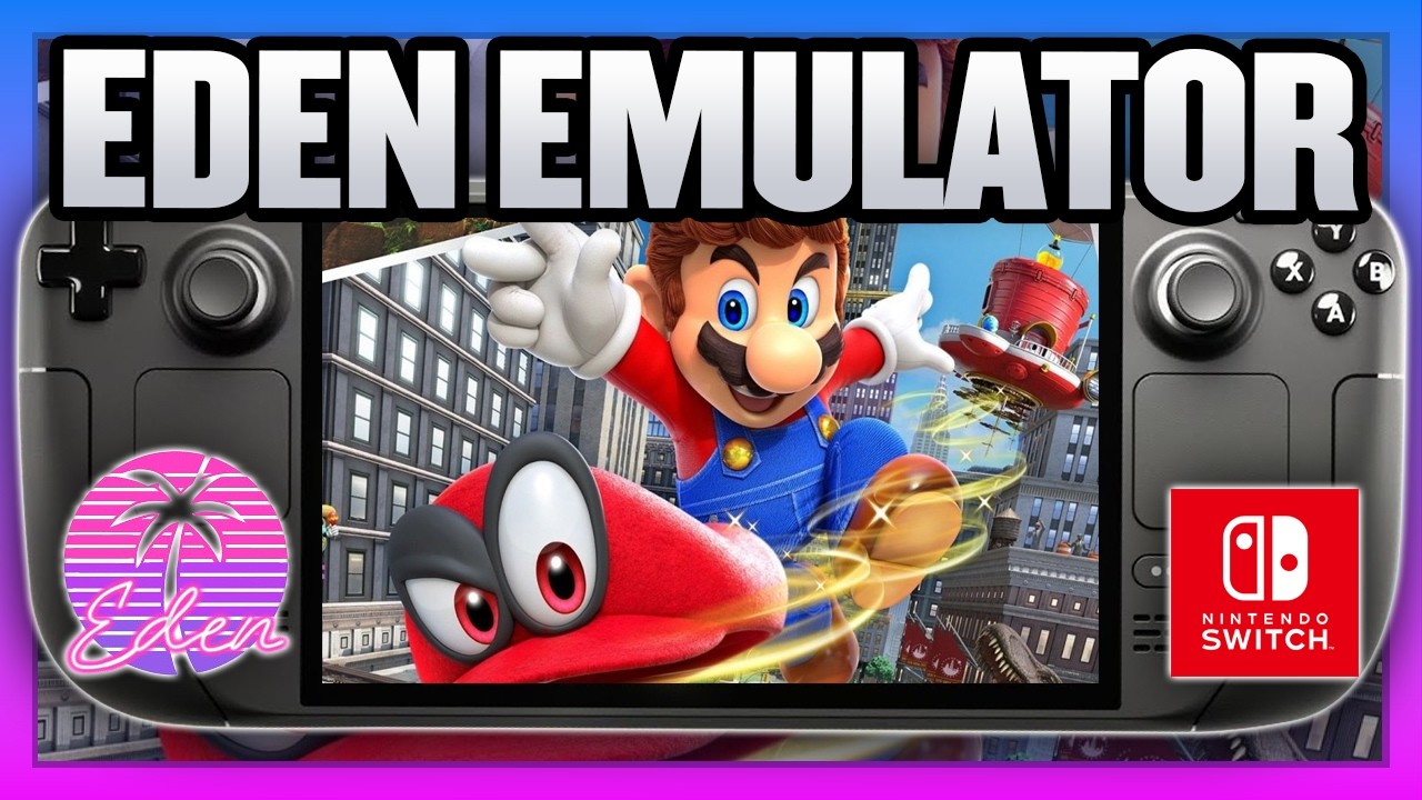 The BEST Nintendo Switch Emulator Just Got BETTER On The Steam Deck! (Eden Install Guide)