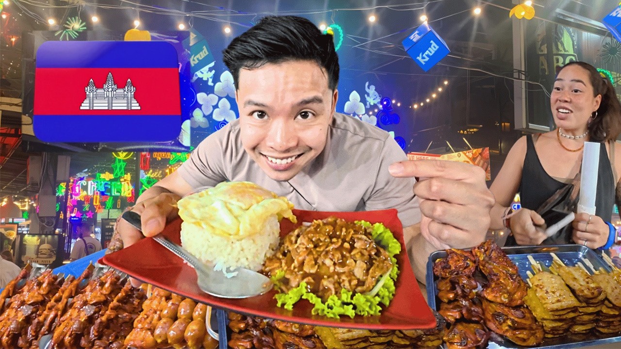 The LARGEST Night Market In ASIA Is In CAMBODIA! $1 Street Food