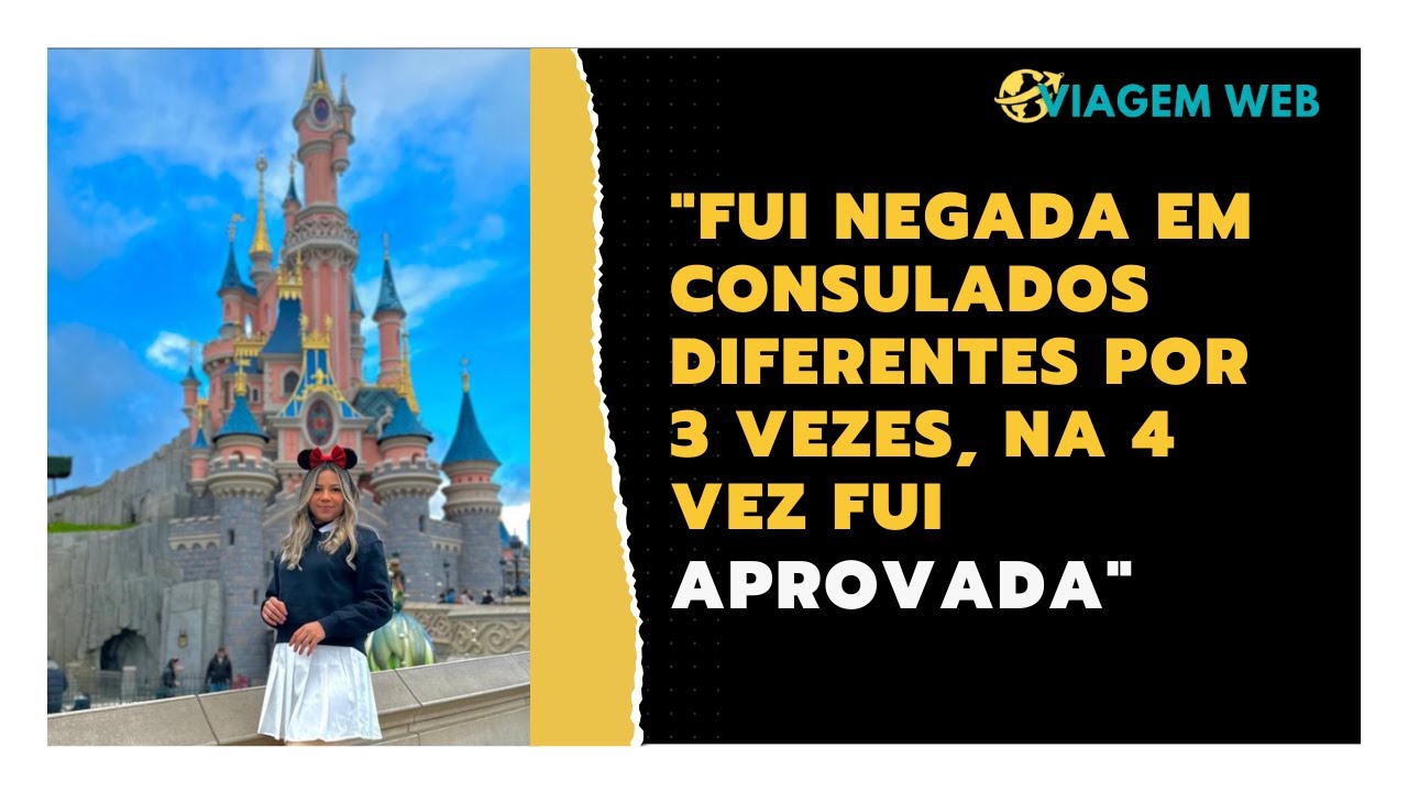 VISTO APROVADO DEPOIS DE 3 VEZES NEGADO