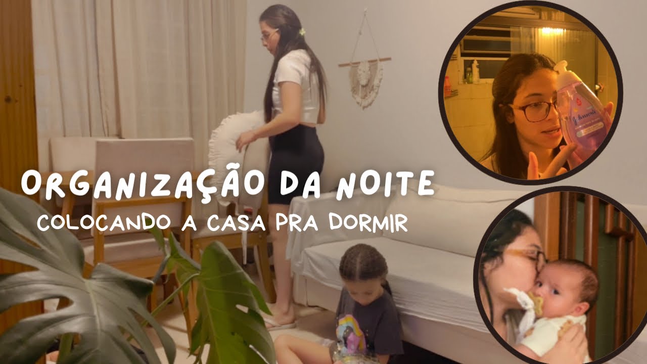 Vlog mãe de dois 🪴 colocando a casa pra dormir, dando uma geral, banho das crianças 