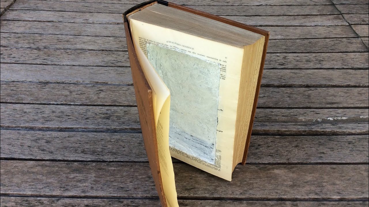 Cómo hacer una caja a partir de un libro