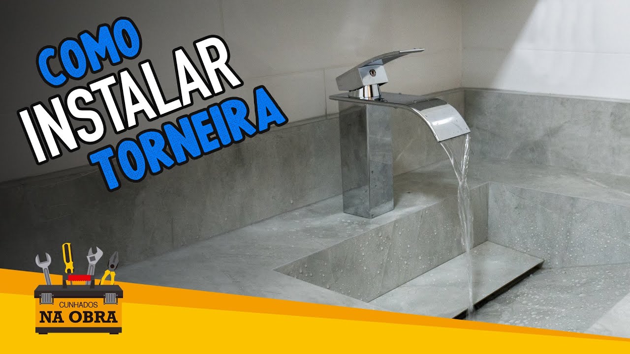 Como Instalar Torneira Monocomando (Quente/Frio)
