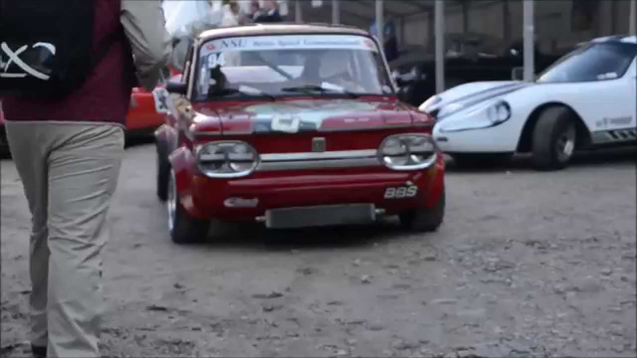 Charly Aegerter auf NSU TT beim Rossfeldrennen 2014