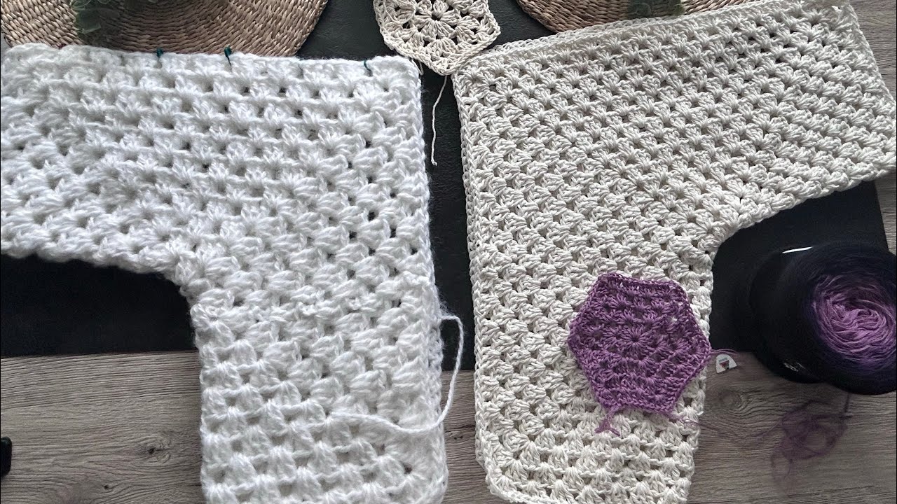 Hexagon Cardigan häkeln  #Teil 1 Hexagon erstellen