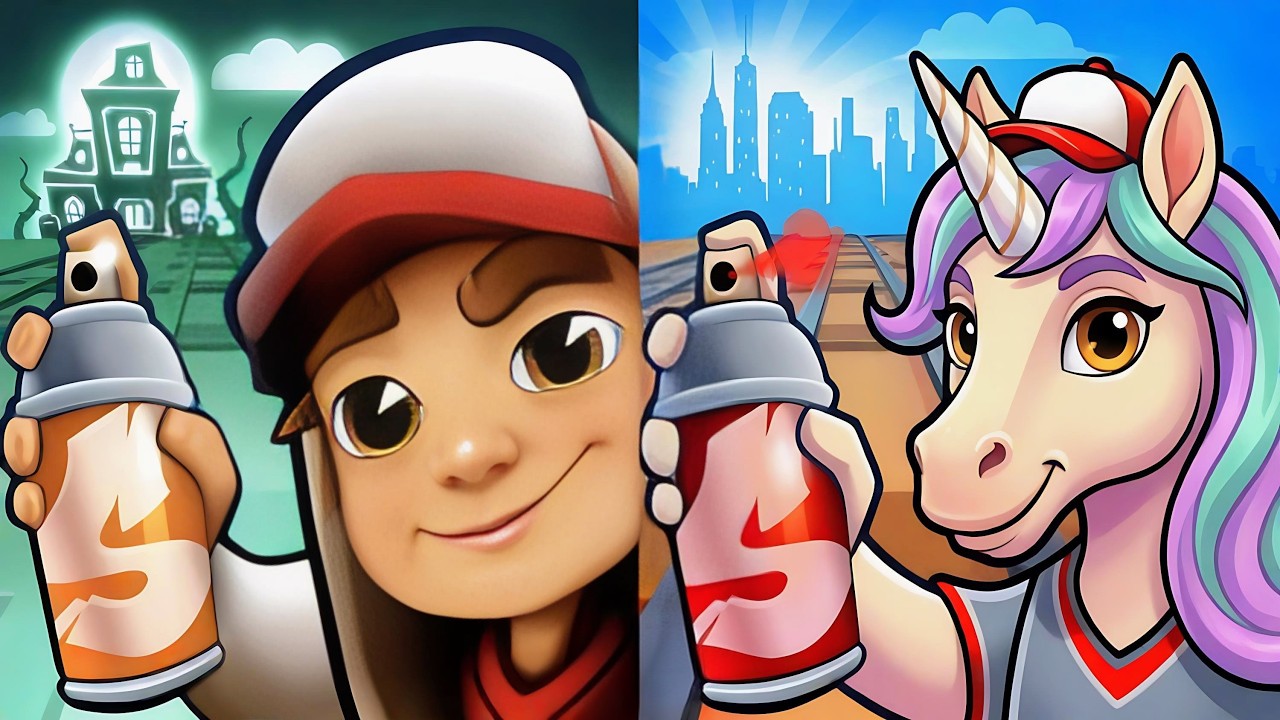Subway Surfers 🆚 Unicorn Rush Running Game Games Comparison