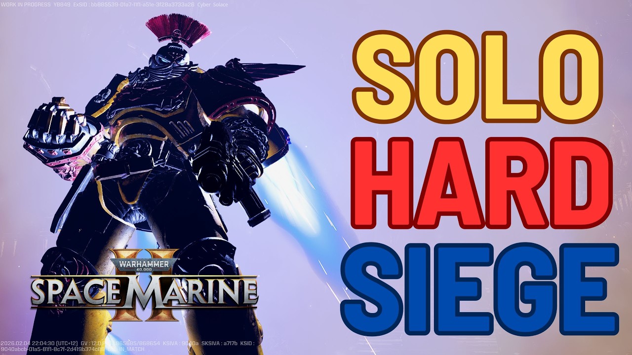 ✠ CYBER SOLACE ✠ - SPACE MARINE 2 - SOLO SIEGE - A FEAST FOR CROWS