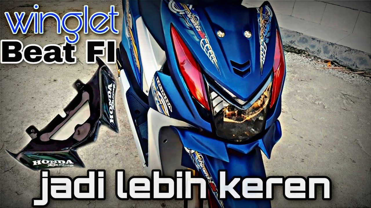 TUTORIAL PEMASANGAN WINGLET DIHONDA BEAT FI.