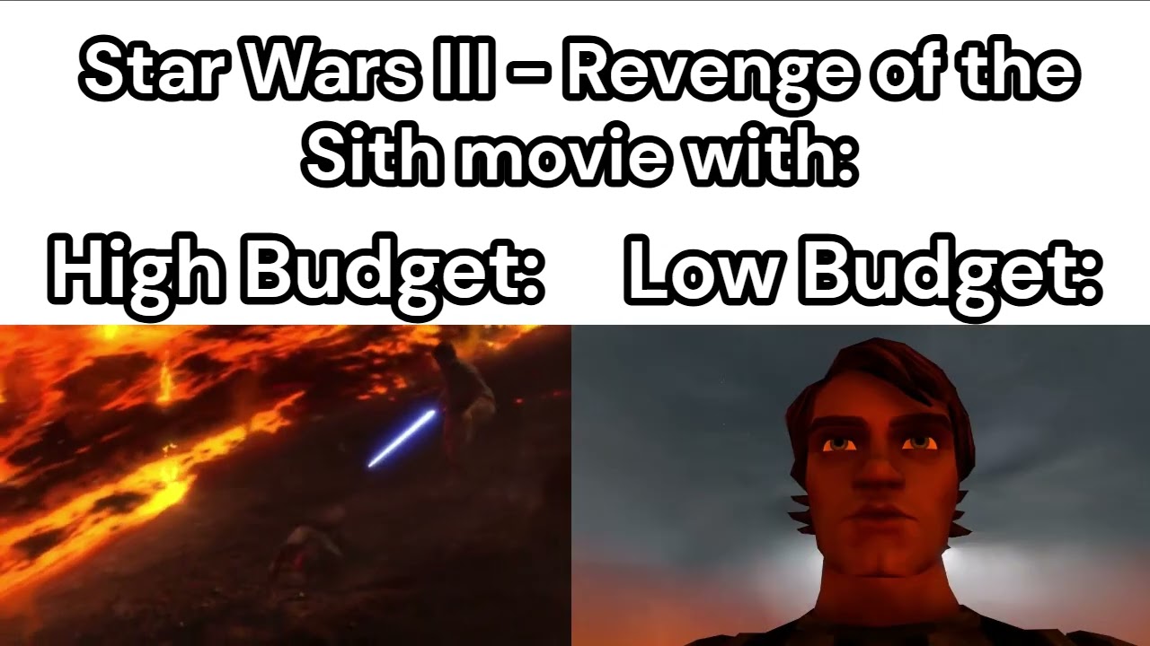 Star Wars III High VS Low Budget