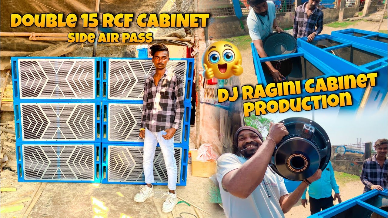 Double 15 RCF Cabinet !! Side Air Pass !! Dj Ragini Cabinet Production