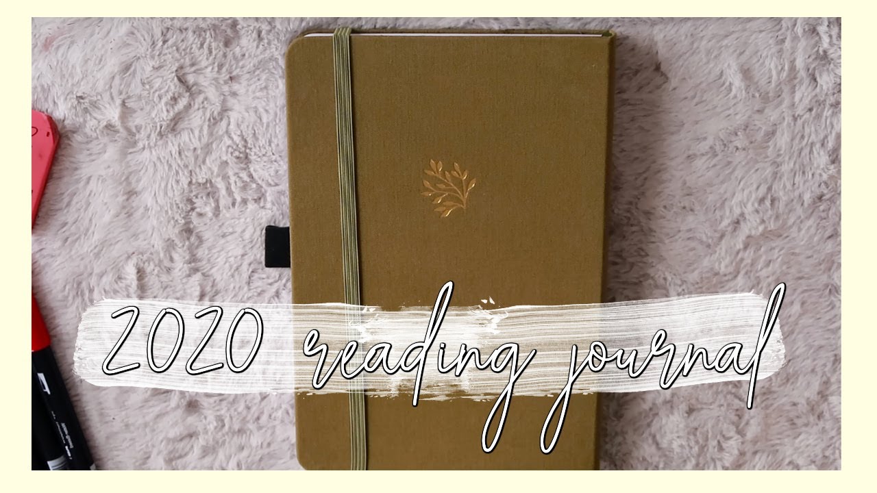 setting up my 2020 reading journal