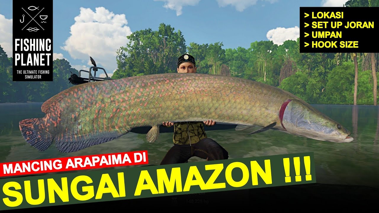 Mancing Ikan Arapaima di Amazon Maze   Fishing Planet Indonesia