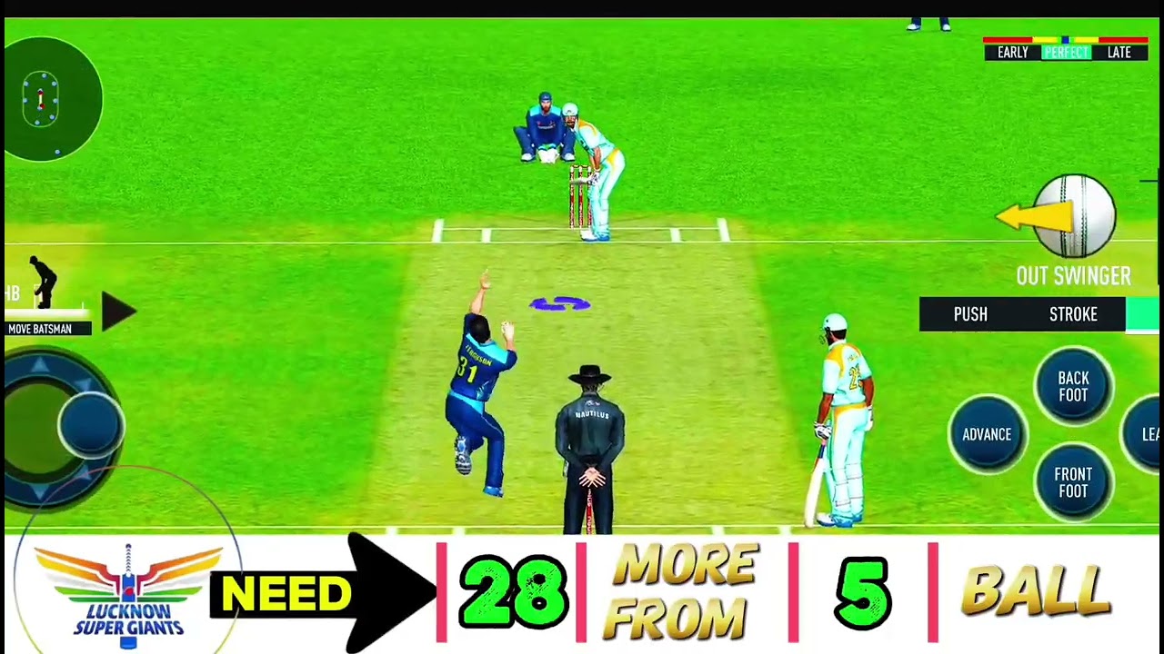 LSG VS GT #amazing #battingpower Real cricket24 