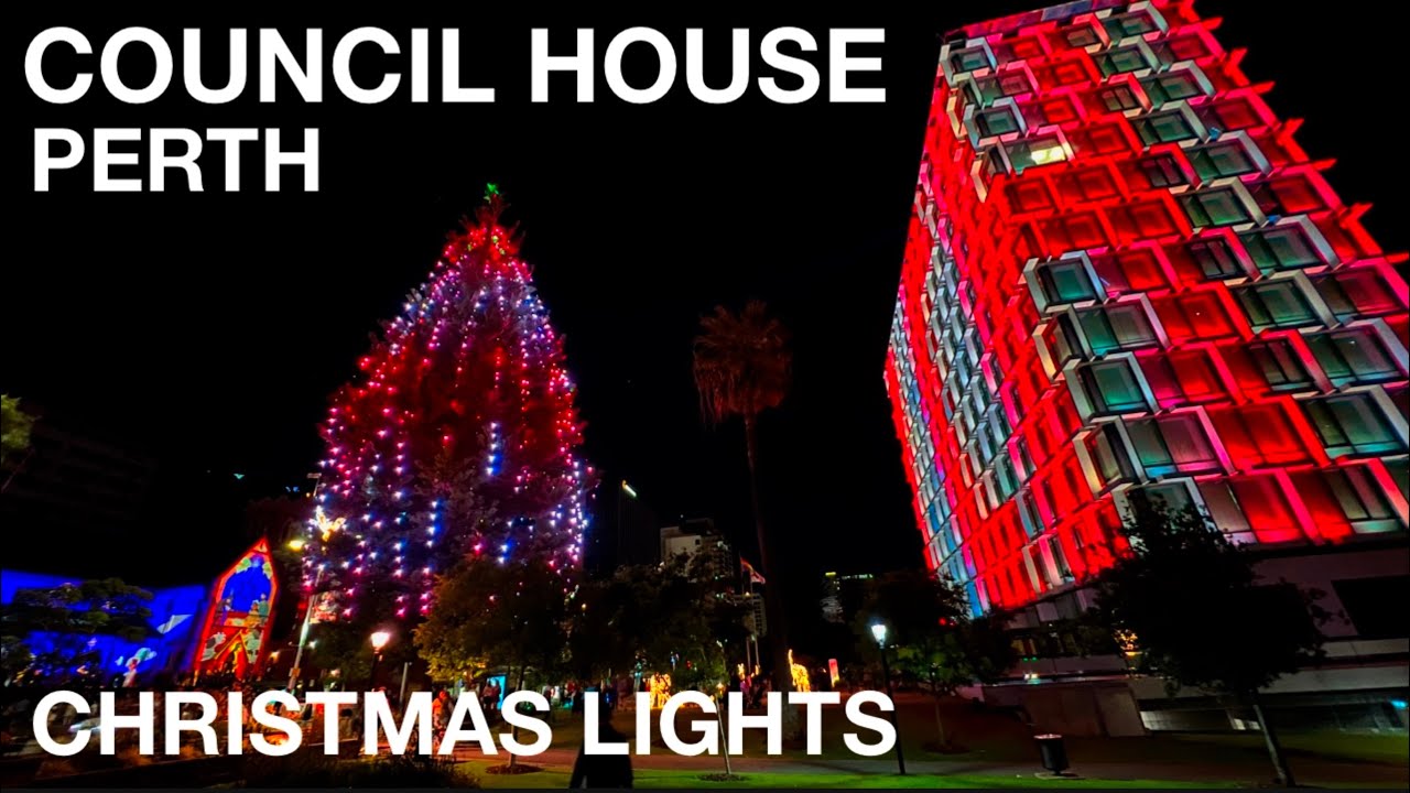 City of Perth | Council House Christmas Lights
