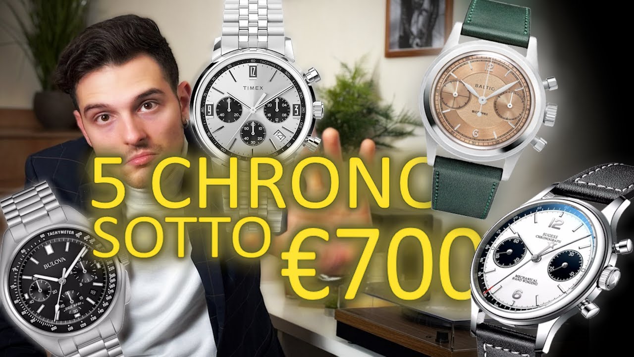 TOP 5 CRONOGRAFI ECONOMICI ⌚️🤩