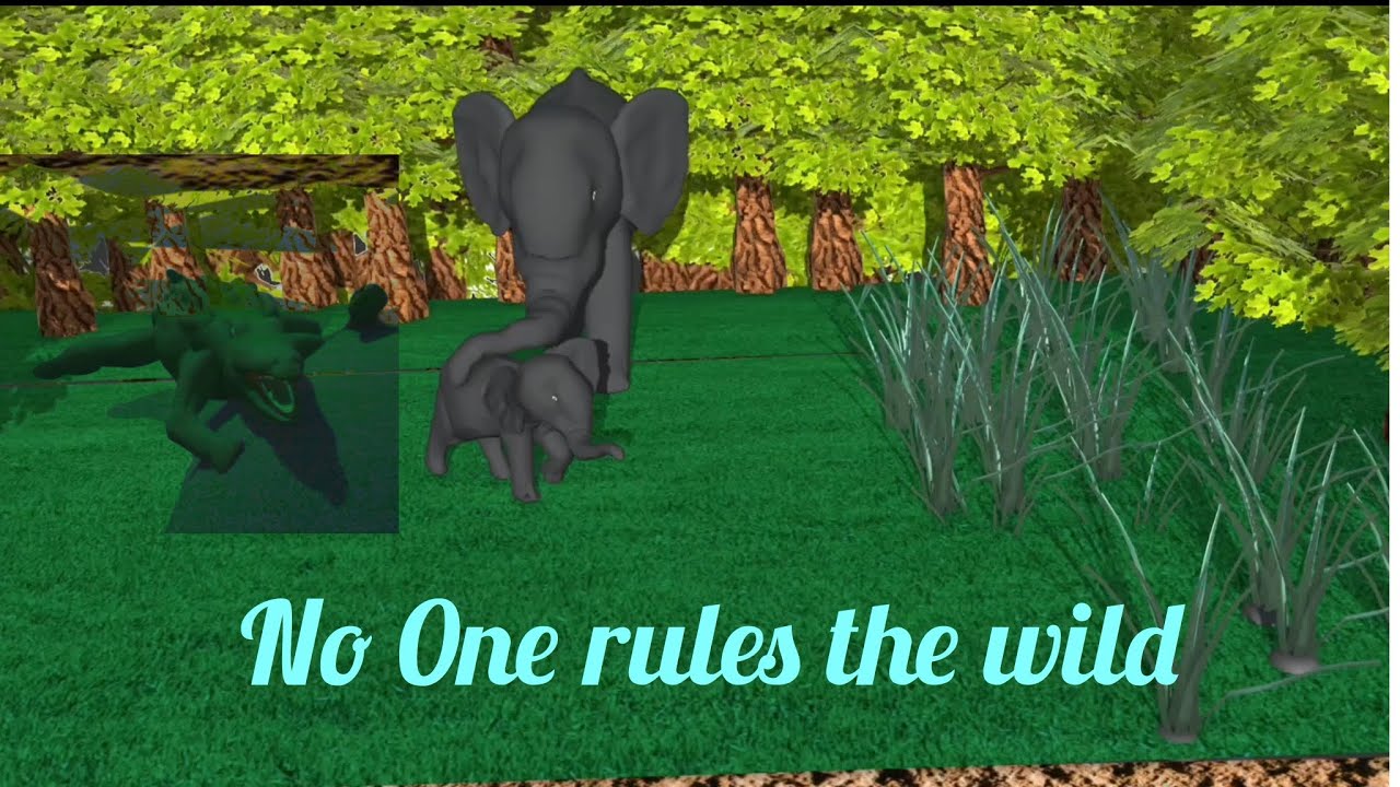 No one rules the wild | my first mobile- made animation