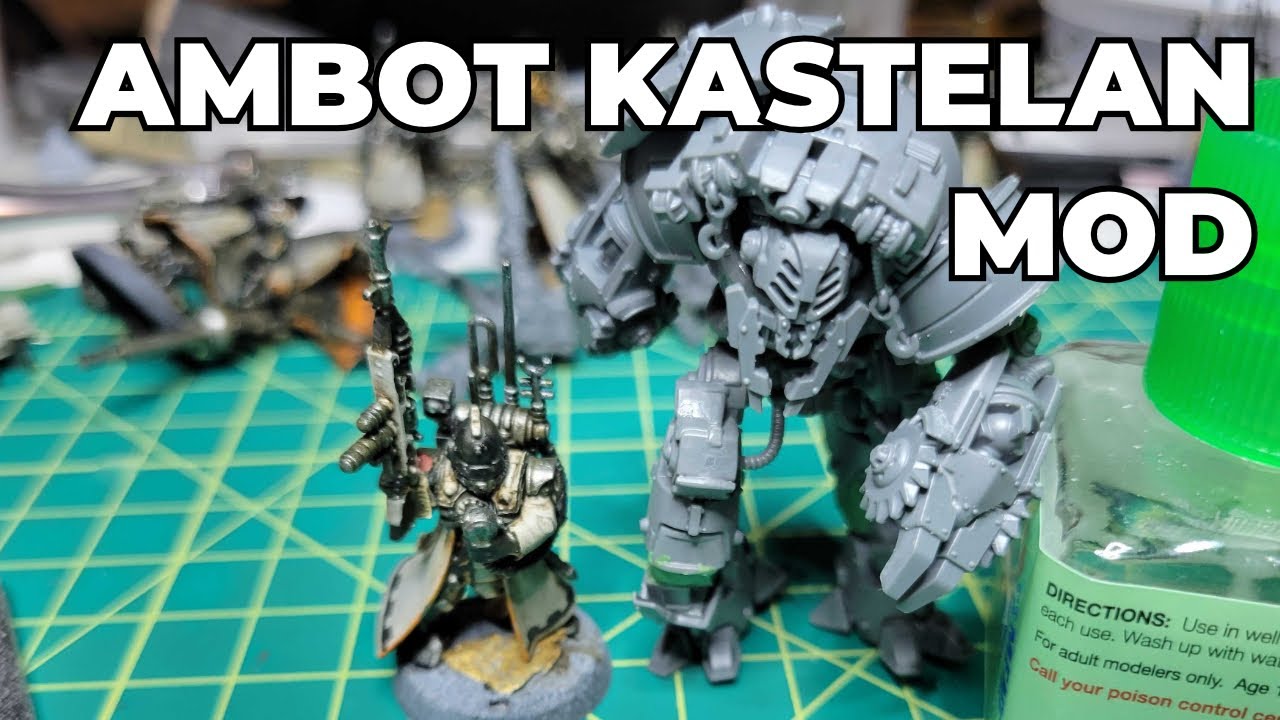 Converting Kastelan Robots from Necromunda Ambots (Kitbash Tutorial)