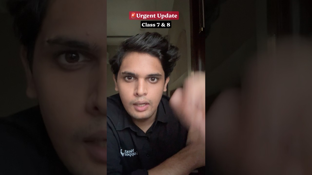 🚨 URGENT Class 7th & 8th | Prashant Bhaiya    #class8  #class7  #cbse #prashantkirad