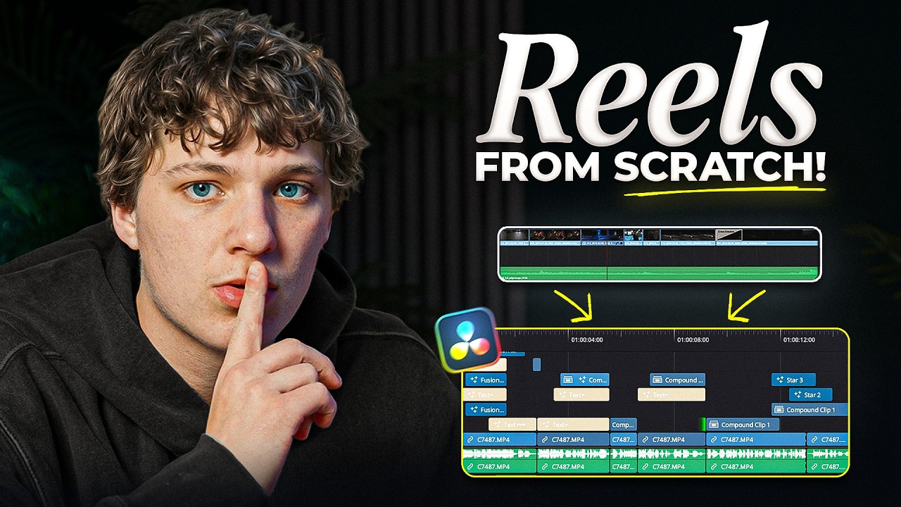Edit VIRAL Reels From Scratch In DaVinci Resolve