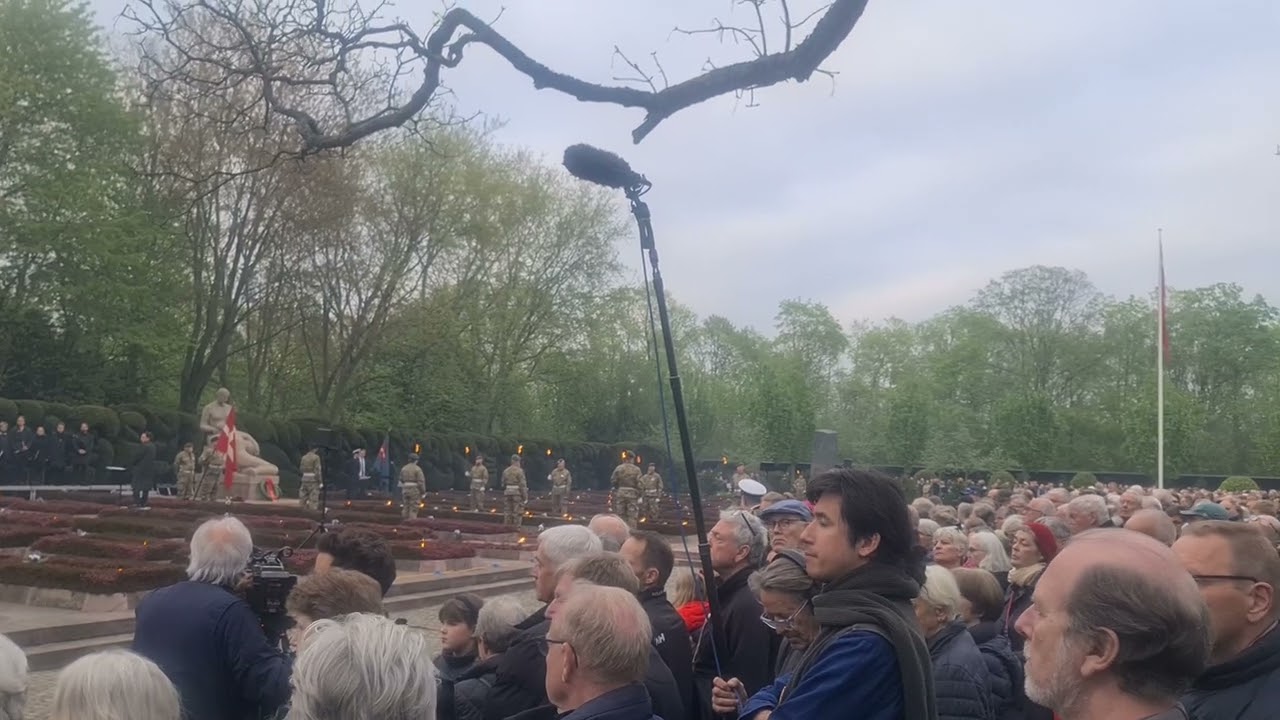 Mindeaften i Mindelunden ved Ryvangen 4. maj 2024.