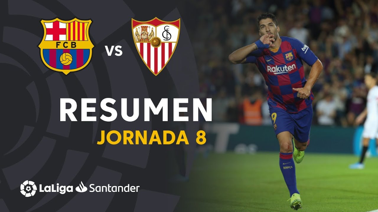 Highlights FC Barcelona vs Sevilla FC (4-0)