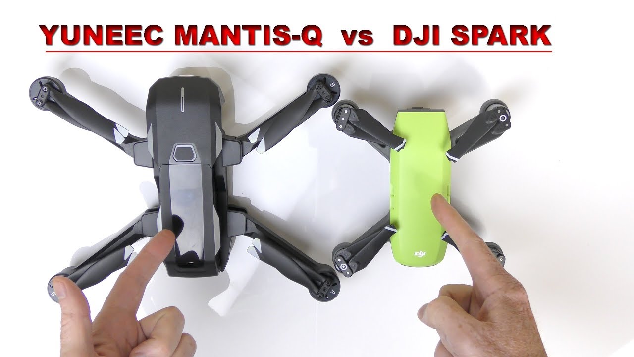 Yuneec MANTIS Q vs DJI SPARK - Which Drone is for you?
