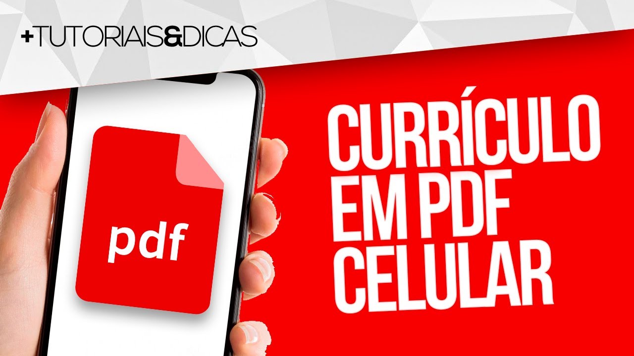 📄 Como fazer Curr&iacute;culo em PDF no CELULAR Gr&aacute;tis (Android e iPhone)