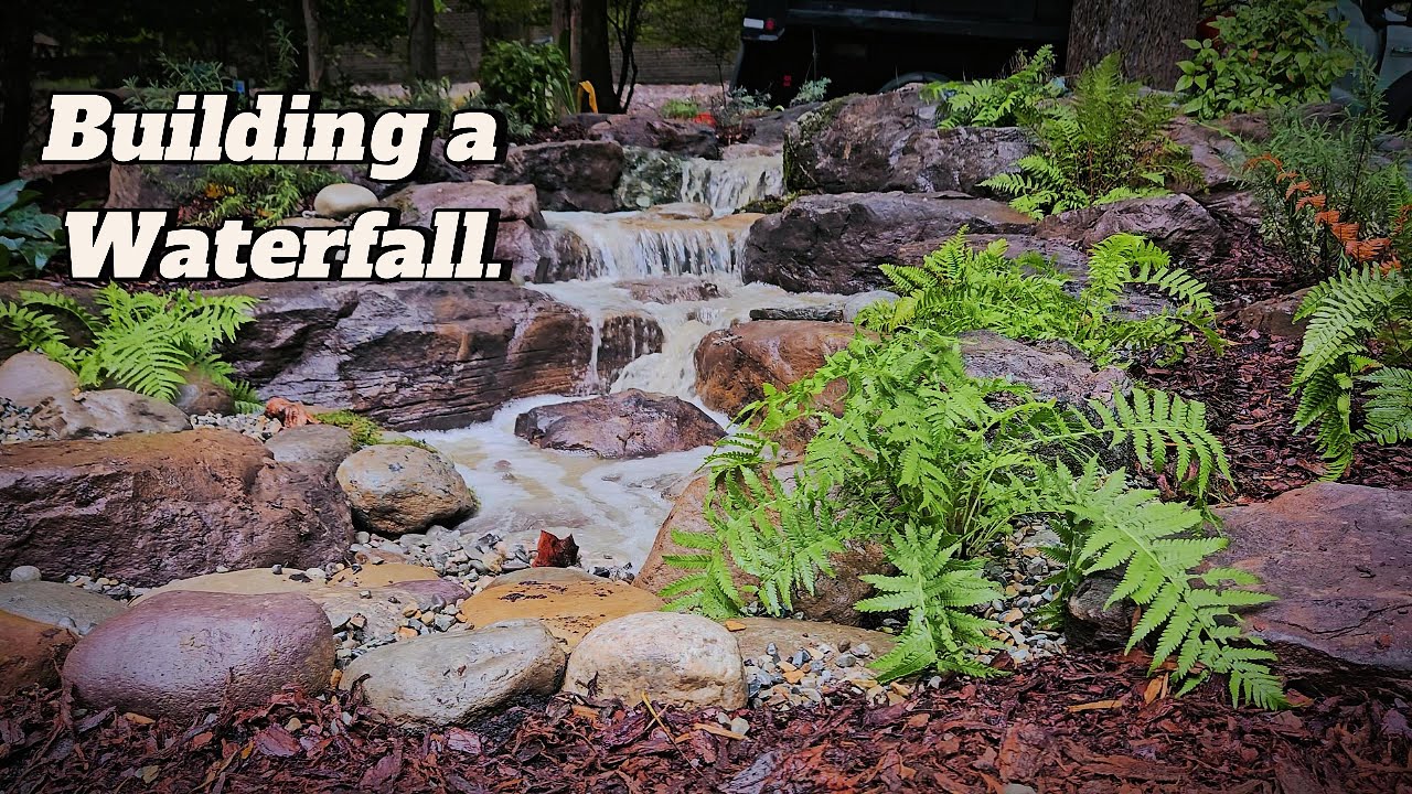 Building a Natural Waterfall!