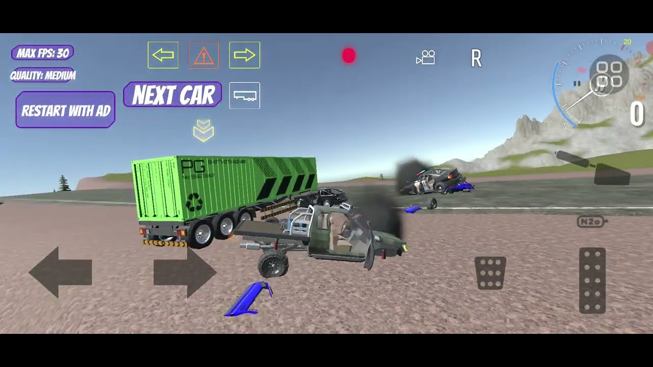 Real drive 8 crash