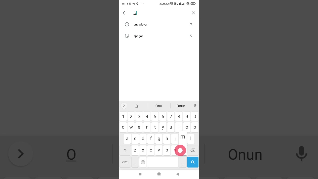 One Player, Google Play Store Mağaza &Uuml;zerinden Kurulum