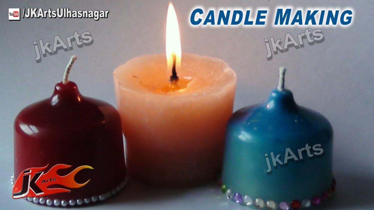 How To Make a Candle ( Make Your Own Molds )  | JK Arts 474