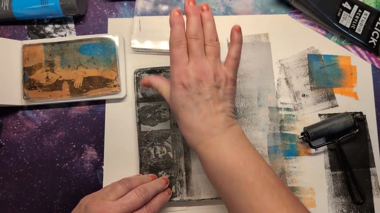 Gelli plate printing 