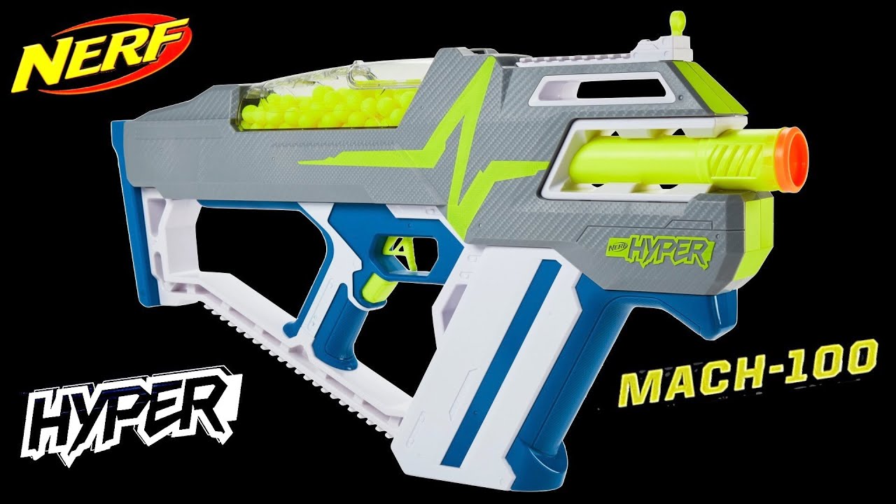Nerf Hyper Mach 100 Full Auto Blaster!